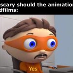 Zackdfilms be like: | How scary should the animation be?
Zackdfilms: | image tagged in protegent yes,funny memes | made w/ Imgflip meme maker