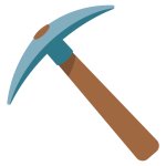 Pickaxe emoji