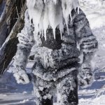 ice man | FROZEN FOREST | image tagged in ice man | made w/ Imgflip meme maker