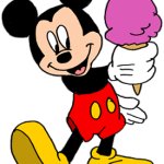 Mickey mouse icecream cone cono de helado