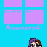 Hufflepuff Axolotl's Announcement Template by Gummy_Axolotl meme