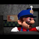 Mario panicking GIF Template