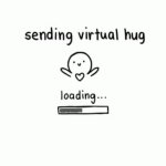 Sending Virtual Hug GIF Template