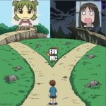 Yu-Gi-Oh Dramatic Crossroads | FAV MC | image tagged in yu-gi-oh dramatic crossroads | made w/ Imgflip meme maker