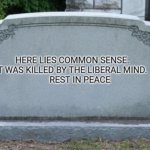 Death of common sense