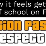 Mission passed respect (transparent) | How it feels getting out of school on Friday: | image tagged in mission passed respect transparent | made w/ Imgflip meme maker