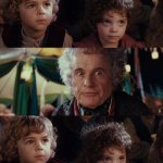 Lord of the Rings Bilbo Template FIve Panels