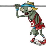 Pole Vaulting Zombie