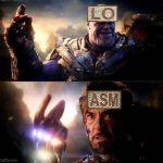 ASM | image tagged in i am inevitable and i am iron man | made w/ Imgflip meme maker