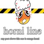 horni line