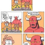 OwlTurd End Up In Hell | DOTROM; DOTROM; YOU CAN’T SAY THE GENERAL PUBLIC GETS A SAY IN THE MATTER WHEN THE RULER IS THE BOSS | image tagged in owlturd end up in hell | made w/ Imgflip meme maker
