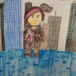 Lucy Wyldstyle drawing (Lego movies)