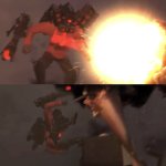 Titan speakerman killing G-toilet but G-toilet yeets him