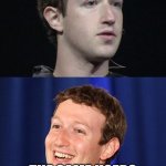 *cough cough* not me right now | USERS LEAVING; THE SAME USERS COMING BACK AGAIN | image tagged in memes,zuckerberg | made w/ Imgflip meme maker