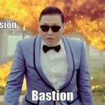 Bastion in the new episode | X-Mansion; Bastion | image tagged in memes,gangnam style psy,x-men | made w/ Imgflip meme maker