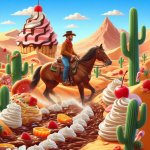 Riding through the dessert meme