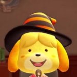 Animal Crossing Surprised Isabelle GIF Template