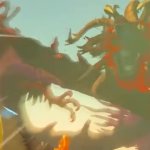 Demon Dragon roar GIF Template