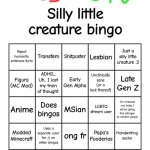 lol300's silly little creature bingo meme