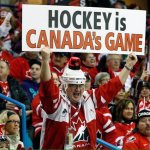 Hockey Is Canada's Game Sign Guy