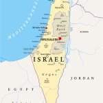 Map Israel Political Geography