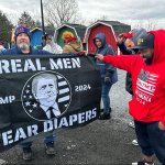 Trump fans support diapers. How low Trump has brought us.