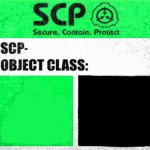 SCP Blank Safe Template Label template