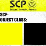 SCP Blank Template Euclid Label