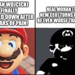 Neal turned out to be Worse than Susan... | NEAL MOHAN (THE NEW CEO) TURNS OUT TO BE EVEN WORSE THAN HER... SUSAN WOJCICKI FINALLY STEPPED DOWN AFTER 9 YEARS OF PAIN! | image tagged in youtube,susan wojcicki,neal mohan,corporate greed,greed,ceo | made w/ Imgflip meme maker