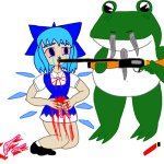 Frog about to kill cirno