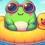 Beach Party Frog