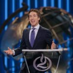 Joel Osteen blue background