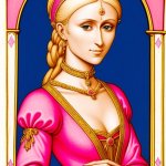 Medieval Paris Hilton Portrait Meme