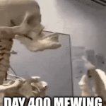 Dont break my mewing streak | DAY 400 MEWING | image tagged in gifs,mew | made w/ Imgflip video-to-gif maker