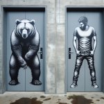 Bear and Man Restrooms
