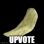:) | UPVOTE | image tagged in gifs,potato chips | made w/ Imgflip video-to-gif maker