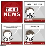 the news | Hippopotomonstrosesquippedaliophobia is the fear of long words. | image tagged in the news | made w/ Imgflip meme maker