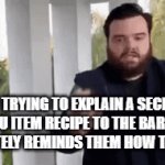 Thats why it's better to have the Starbucks secret menu item recipe prepared on a paper & sometimes n the form of a digital copy | ME TRYING TO EXPLAIN A SECRET MENU ITEM RECIPE TO THE BARISTA AND POLITELY REMINDS THEM HOW TO MAKE IT | image tagged in gifs,starbucks,relatable,secret menu,truth,facts | made w/ Imgflip video-to-gif maker