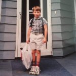 Kid with Groceries