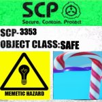 SCP Blank Safe Template Label | 3353; SAFE | image tagged in scp blank safe template label | made w/ Imgflip meme maker