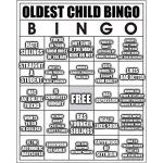 Oldest Child Bingo