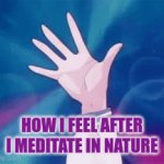 Feeling Good | HOW I FEEL AFTER I MEDITATE IN NATURE | image tagged in gifs,nature,feeling great | made w/ Imgflip video-to-gif maker