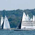 Vibrant lights surround Lake Minnetonka