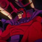 Magneto on throne X-Men '97 meme