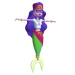 mermaid t-pose