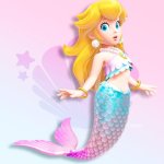 mermaid peach