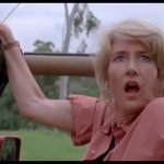 Jurassic Park Look GIF Template