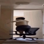 Guy spinning on chair GIF Template