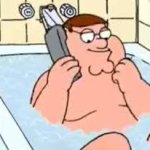 Peter griffin phone in tub