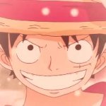 luffy smiling GIF Template